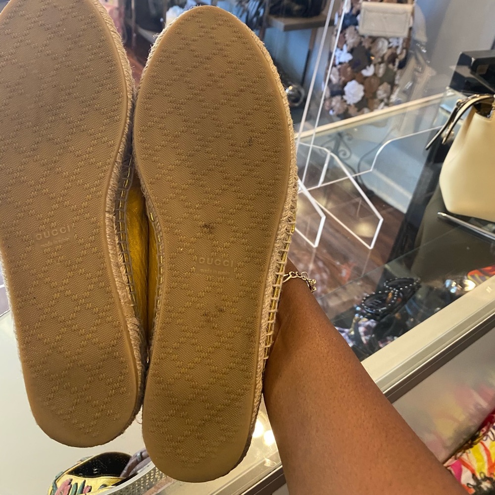 Gold Embroided Gucci